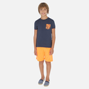 Bermuda Deportiva Naranja Neon