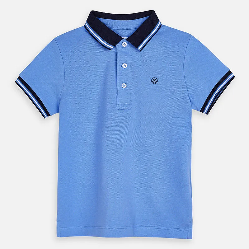 [3150] Polo Azul Ribete