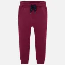 Pantalón Sudadera Vino Tinto Niño