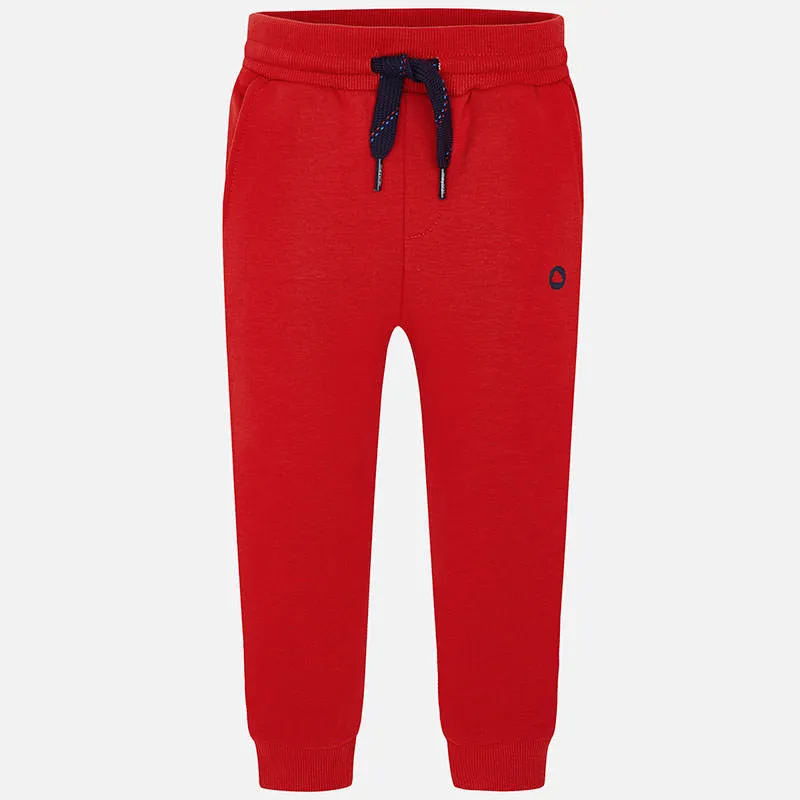 [725] Pantalón Sudadera Rojo Niño