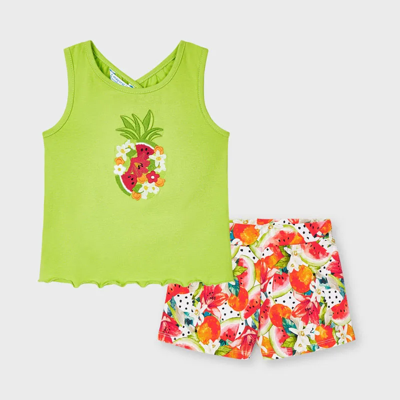 [3215] Conjunto Blusa Cruzada Niña