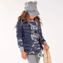 Chaqueta Abullonada Azul Niña