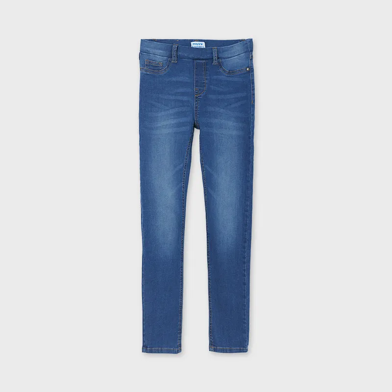 Leggings Jean Azul Medio Niña