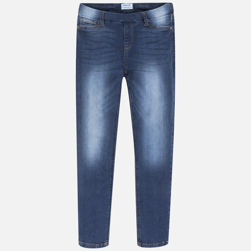 Leggings Jean con Desgastes Niña