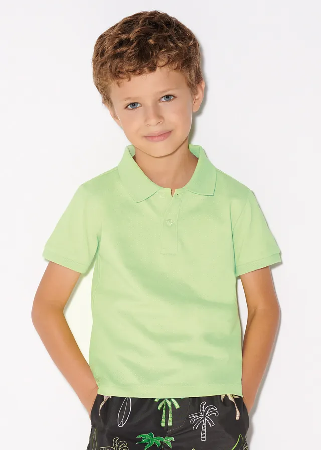 [150] Polo Verde Claro Niño