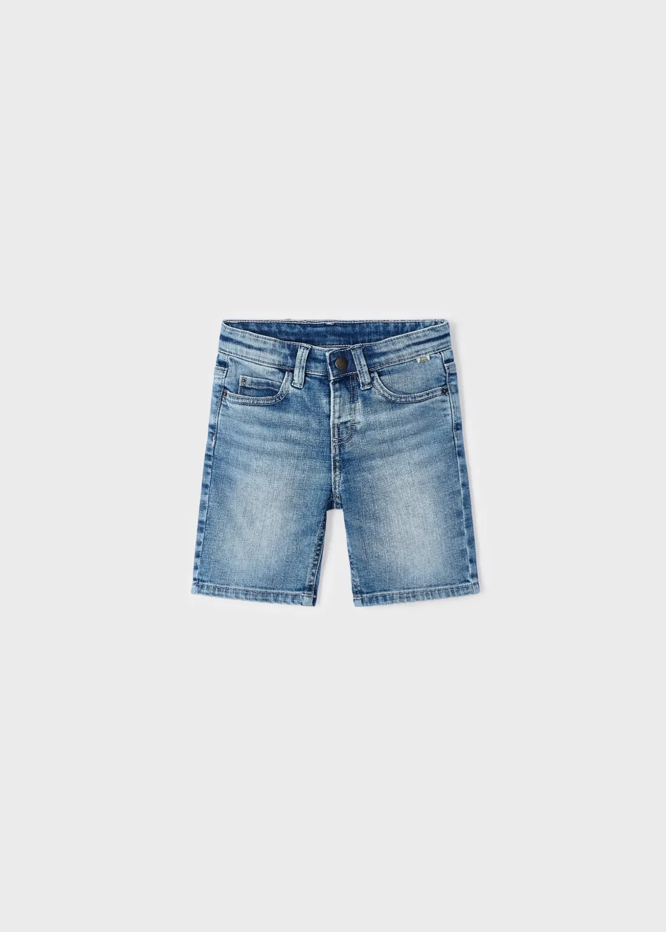 Short Jean Niño Azul Medio