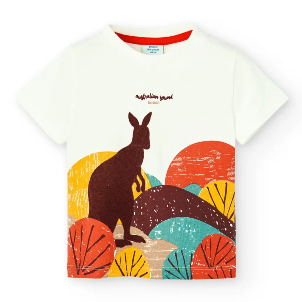 [326090] Camiseta Estampada Canguro