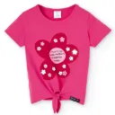 Blusa Nudo Fucsia Apliques