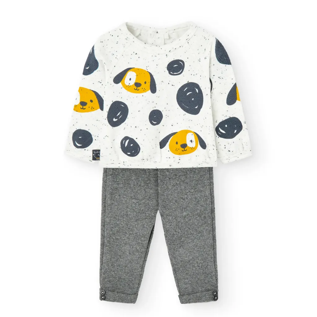 [137012] Conjunto Buzo Oversized Perritos
