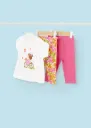 Conjunto 3 Piezas Leggings Flores