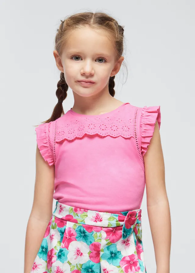 [3094] Blusa Fucsia Combinada Hojarota (3)