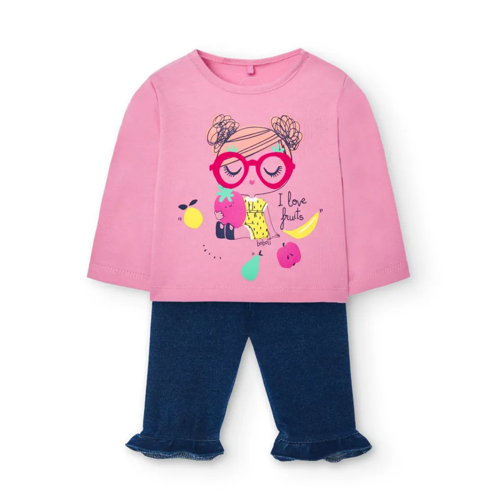 Conjunto Blusa & Jean con Parche