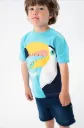 Camiseta Azul Pelicano
