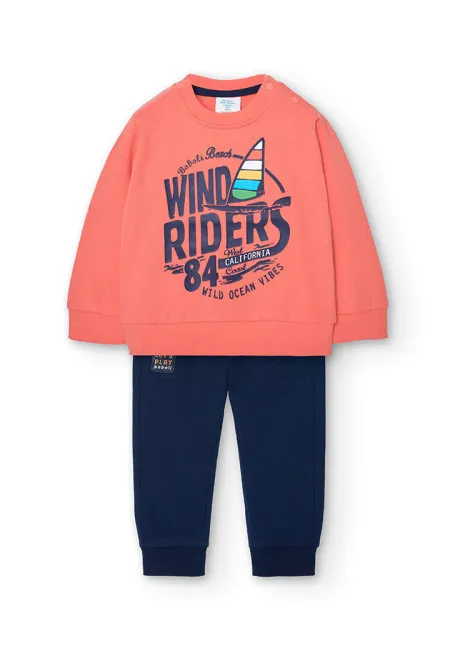 [308135] Conjunto Sudadera Naranja