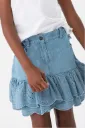 Falda Denim Hojarota