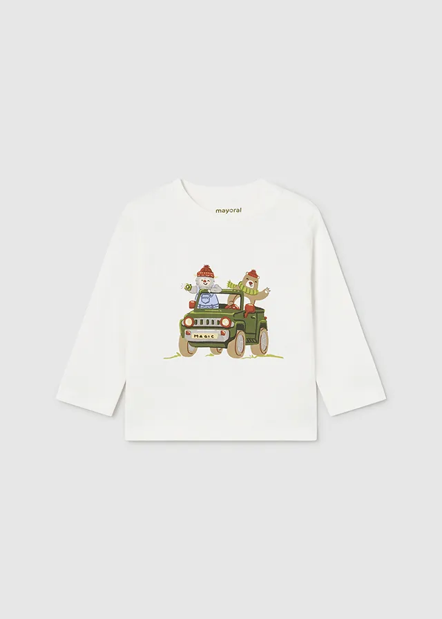 [2034] Camiseta Manga Larga Carrito