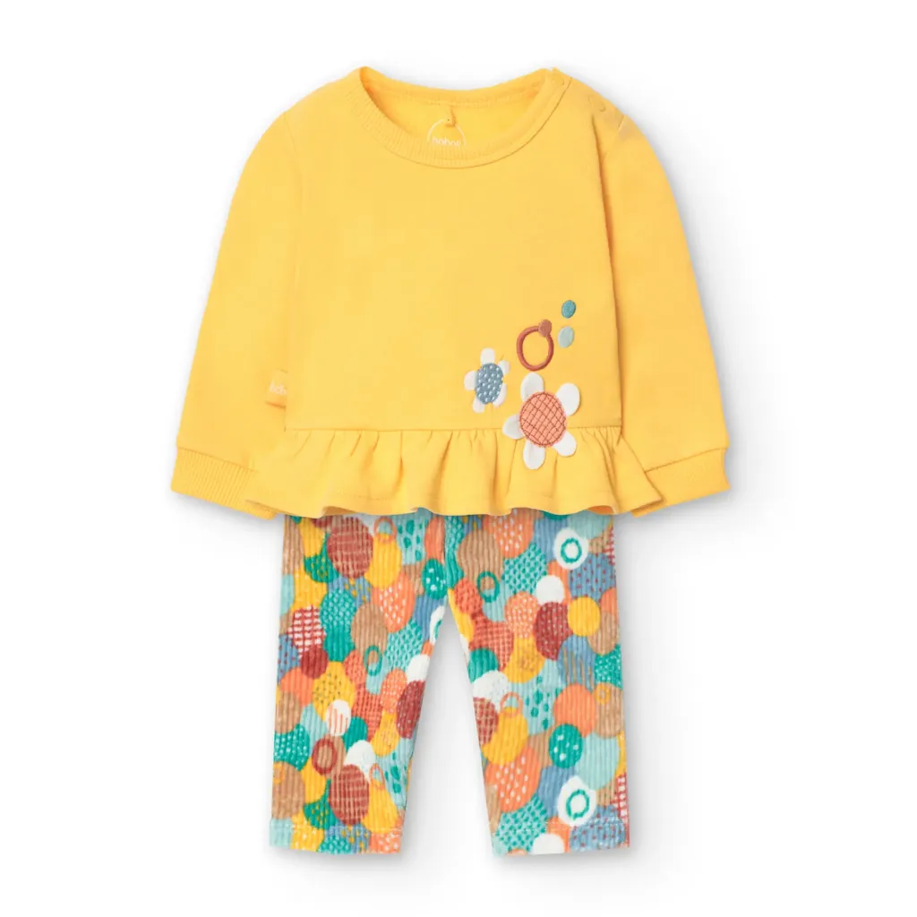 [119078] Conjunto Saco y Leggings Pana Amarillo
