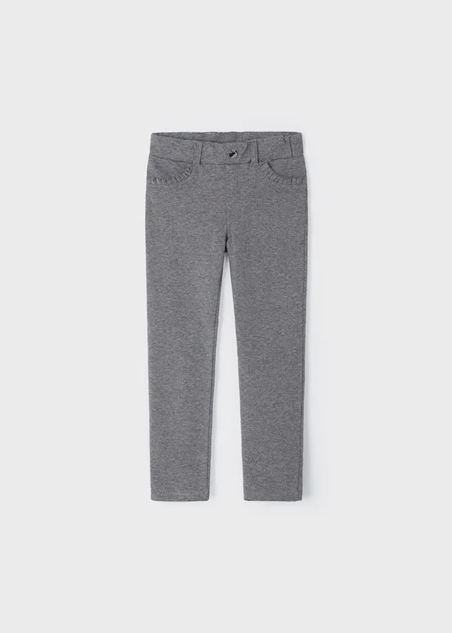 Pantalón Skinny Felpa Gris