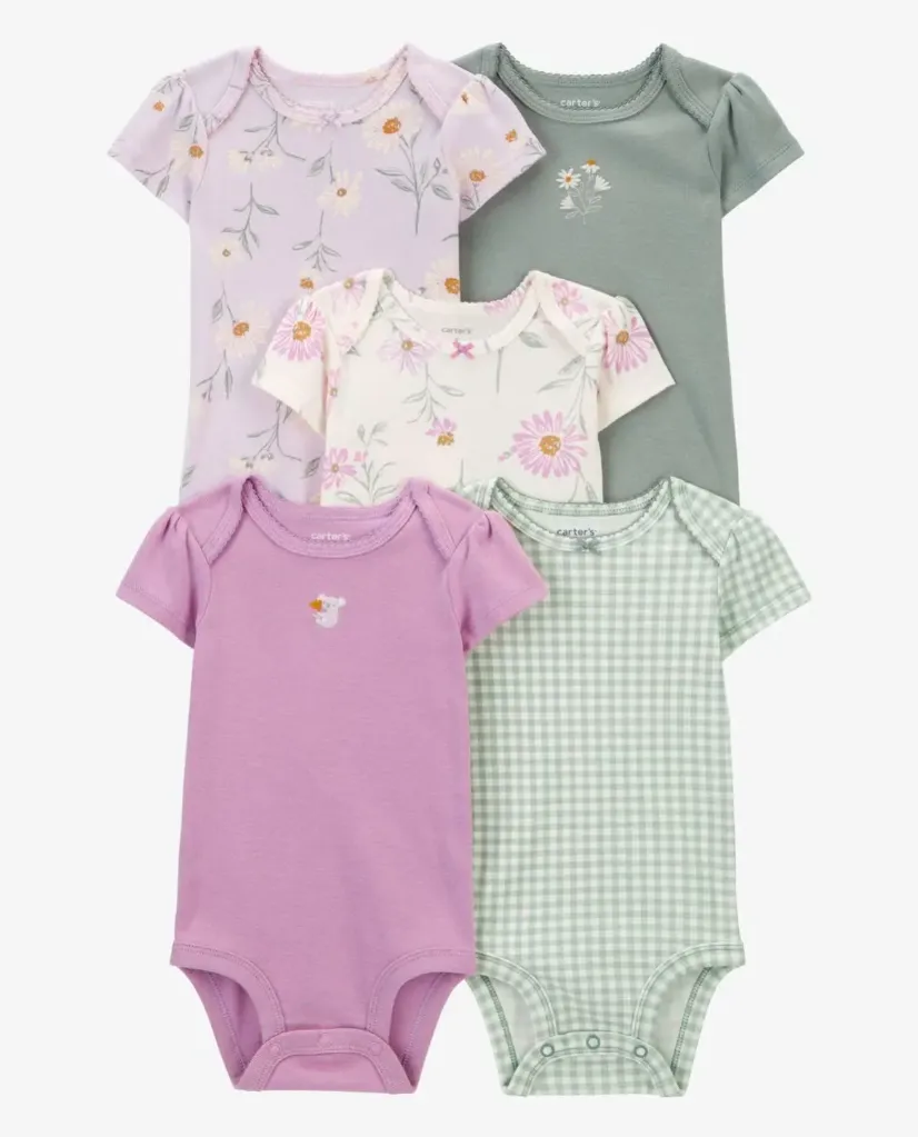 [5910] Paquete x5 Mamelucos Carter's