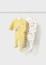Pijama Enteriza Amarilla/ Blanca Conejitos