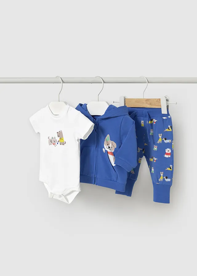 Conjunto Sudadera 3 Piezas Perros