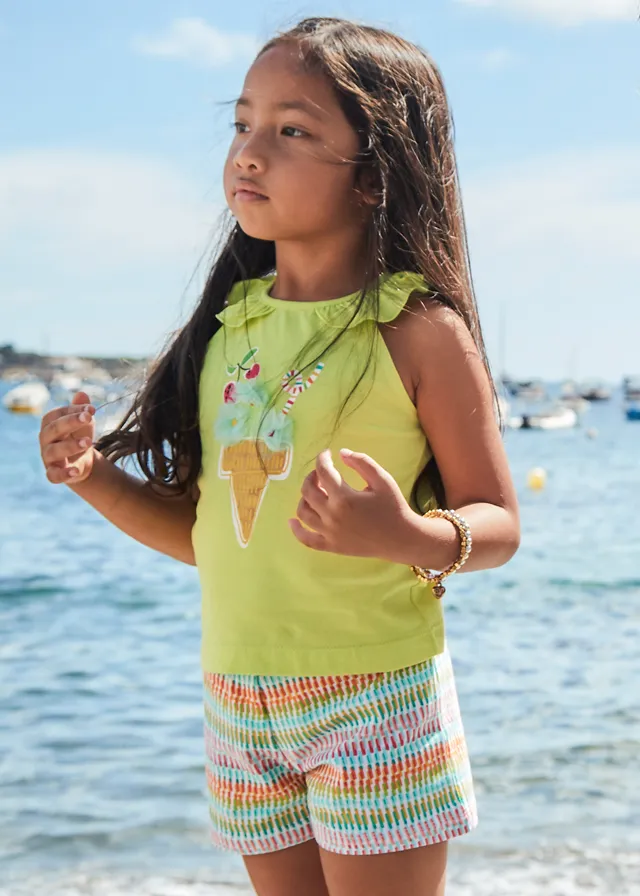 [3214] Conjunto Short Verde Helado