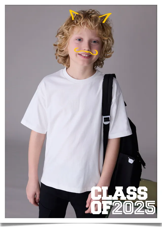 Camiseta Crema Estampada