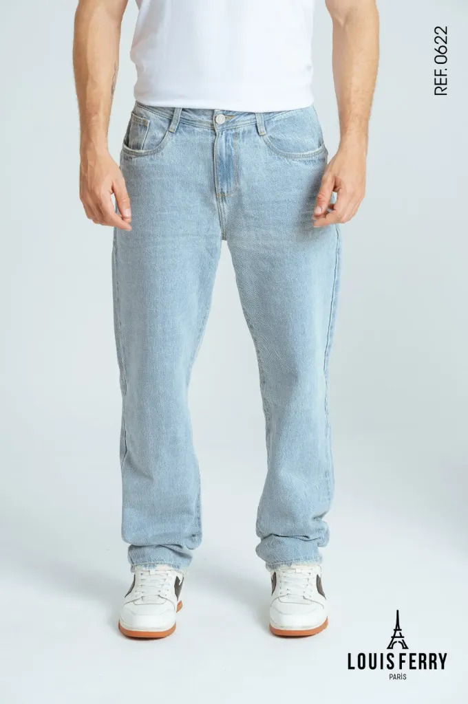 [0622] Jean Hombre Baggy Azul Claro