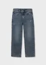 Jean Bota Recta Desgastes Unisex