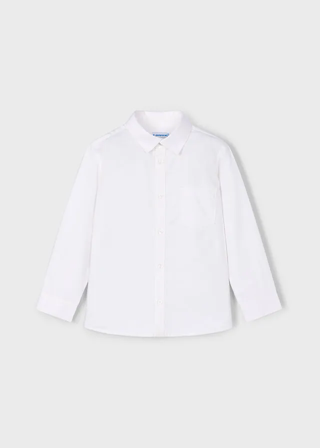 Camisa Blanca Manga Larga