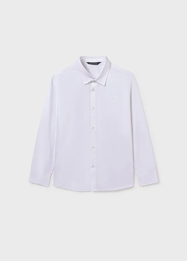 Camisa Blanca Manga Larga