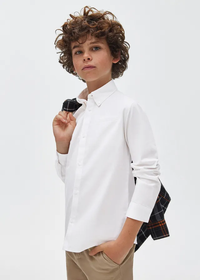 [874] Camisa Clásica Blanca (10)
