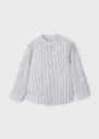 Camisa Rayas Sin Cuello