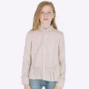 Camisa Rayas con Bolero y Apliques