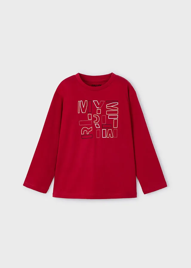 [173] Camiseta Manga Larga Roja (3)