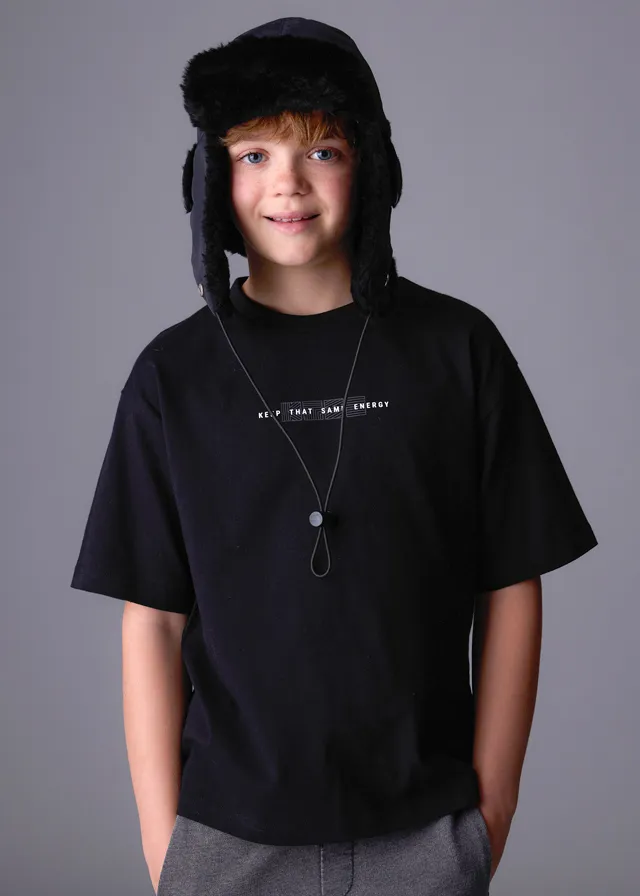 [7001] Camiseta Negra Básica Oversize (14)