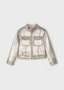 Chaqueta Sintética Dorada