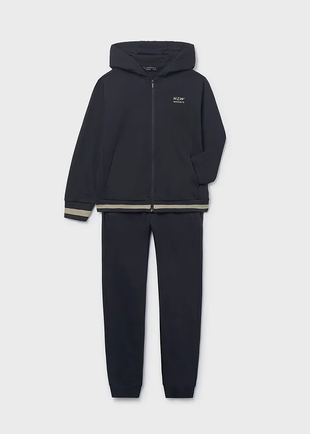 [7849] Conjunto Sudadera Negro Contrastes (16)
