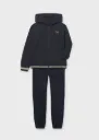Conjunto Sudadera Negro Contrastes