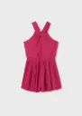 Enterizo de short Plisado Fucsia