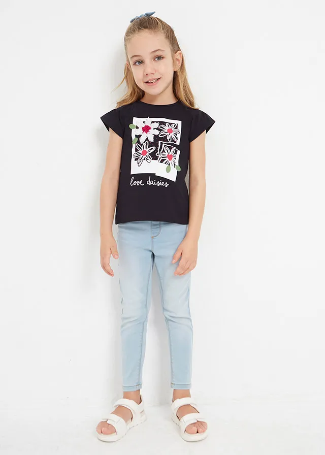 Leggings Jean Azul Claro Niña