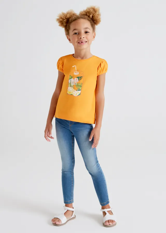 [548] Leggings Jean Azul Medio Niña (2)