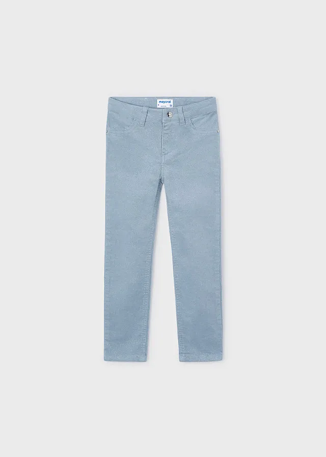 Pantalon Pana Brillante Celeste