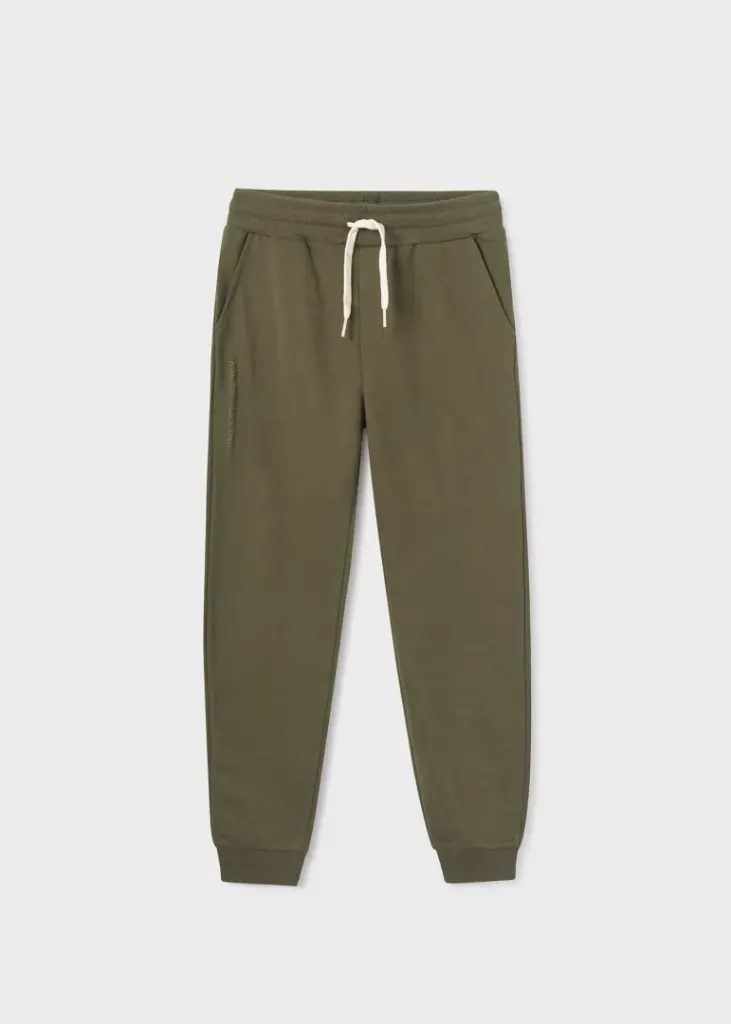 [744] Pantalon Sudadera Verde Militar Niño (10)