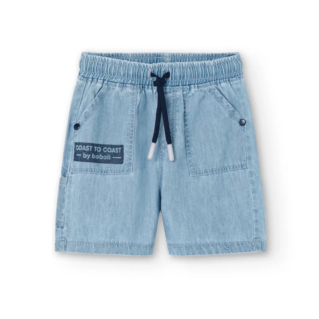 Short Denim Azul Claro