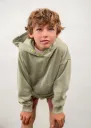 Hoodie Verde Lavado