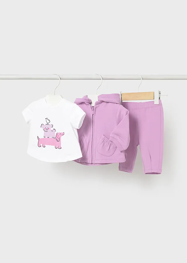 [1826] Conjunto Sudadera Lila