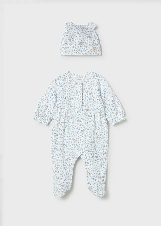 [1706] Set Pijama y Gorro (0M)