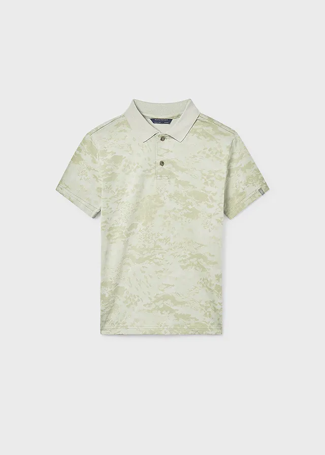 [6169] Polo Estampado Verde Claro (10)