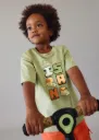 Camiseta Verde Estampado Lego